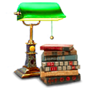 Lamp with books image